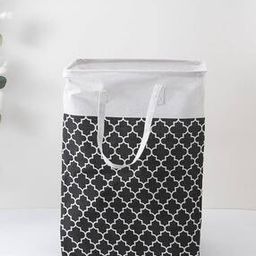 Graphic Print Foldable Laundry Basket-40
