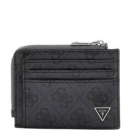 Logo Print Leather Bi-Fold Wallet-image-0