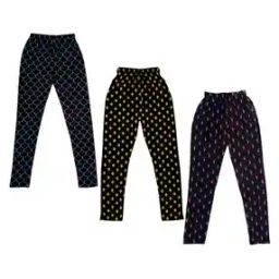 Graphic Print Basic Leggings-11