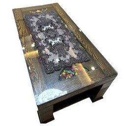 Elegant Tissue Cutwork Table Runner 33" x 15"-image-9