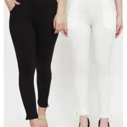 Basic Leggings with Elasticated Waistband-image-39
