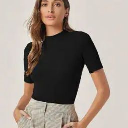 Women Regular Fit High-Neck Top-picture-23