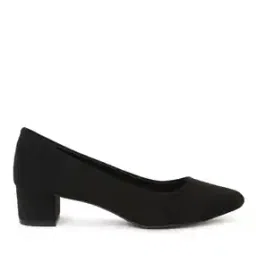 Round-Toe Chunky-Heeled Shoes-image-9