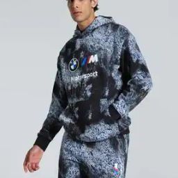 Men BMW M Motorsport Colour Splash All-Over Print Relaxed Fit Hoodie-picture-14