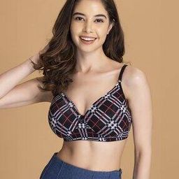 clovia Women Printed Padded Full Cup Wirefree T-shirt Bra-picture-33