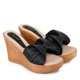 Women Slip-On Wedges with Bow Accent-image-11