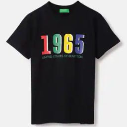 Boys Typographic Print Regular Fit Round-Neck T-Shirt-picture-18