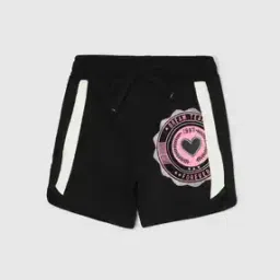 Girls Regular Fit Graphic Print Shorts-image-50