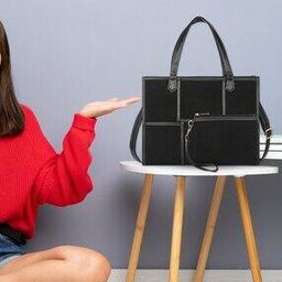 Women Handbag with Detachable Strap-image-77