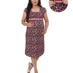 Women Floral Shift Dress-image-26
