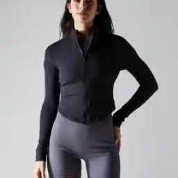Women Fitted Zip-Front Track Jacket-39