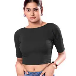 Women Boat-Neck Slip-On Blouse-46