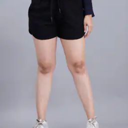 Women Shorts with Elasticated Waist-image-3