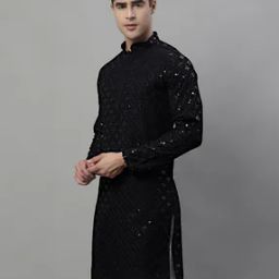 Men Embellished Long Kurta-image-70