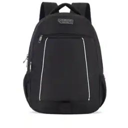 Men Logo Print Back Pack with Zip-Closure-image-87