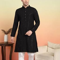 Men Embroidery Long Kurta-image-62