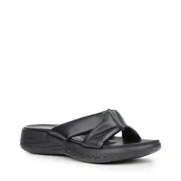 Women Typographic Print Round-Toe Slides-50