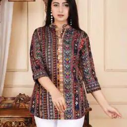 Women Cotton Kurti-image-14