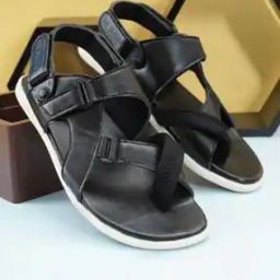 Men Strappy Sandals with Velcro Fastening-picture-3