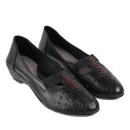 Women Perforated Slip-On Pumps-19