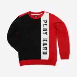 Colourblock Crew-Neck Sweatshirt-image-83