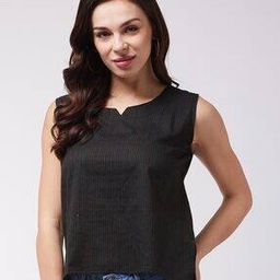 Embroidered Sleeveless Top-image-94
