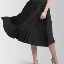 Women Accordion Pleated Flared Skirt-picture-31