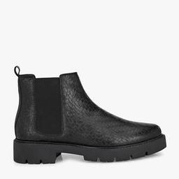 Reptilian Pattern Ankle-Length Boots-picture-2