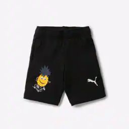 puma Logo Print Shorts with Insert Pockets-picture-24
