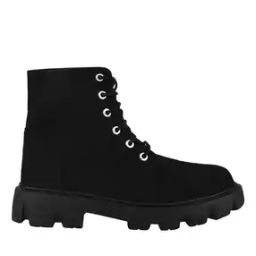 Women Lace-Up Ankle-Length Boots-image-1