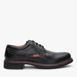 Lace-Up Formal Shoes with Stacked Heels-image-59