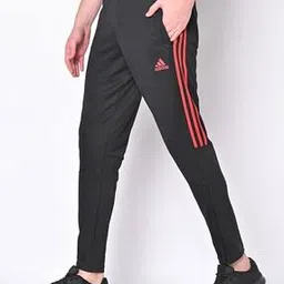 Logo Print Track Pants with Contrast Stripes-image-38