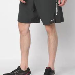 Mid-Rise Shorts with Elasticated Waist-image-16