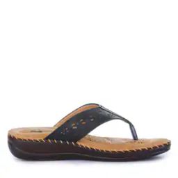 Women T-Strap Regular Fit Sandals with Flat Heels-picture-5