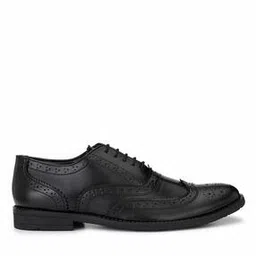 Textured Lace-Up Brogues-image-26