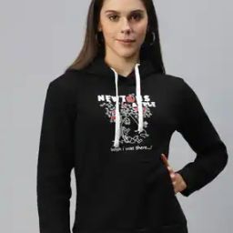 Typographic Print Hoodie with Kangaroo Pockets-picture-48