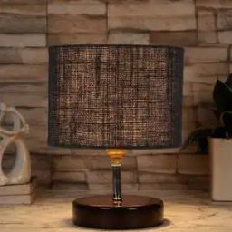 Wooden Base Lighting Table Lamp with Shade-35