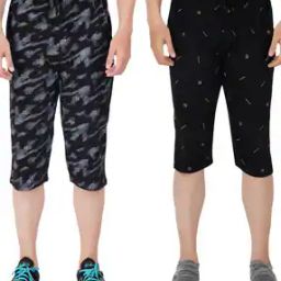 Regular Fit 3/4th Men  Shorts-image-93