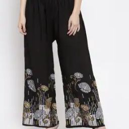 Floral Print Palazzos with Drawstring-picture-21