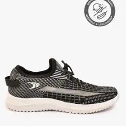 Textured Lace-Up Sports Shoes-image-97