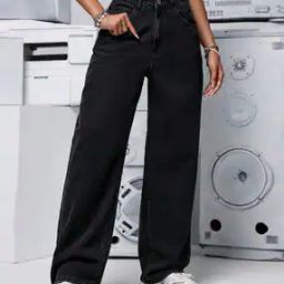 Women High-Rise Jeans with Insert Pockets-image-15