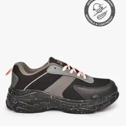 Panelled Lace-Up Sports Shoes-image-84
