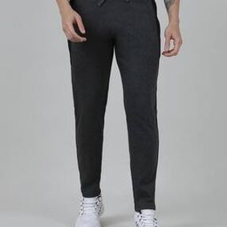 Men Straight Track Pants with Drawstring Waist-image-68