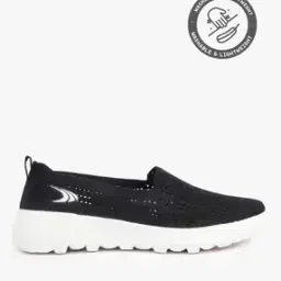 Textured Slip-On Walking Shoes-image-48