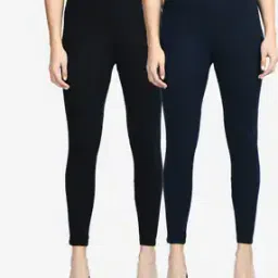 v&m Pack of 2 Leggings with Elasticated Waistband-picture-11