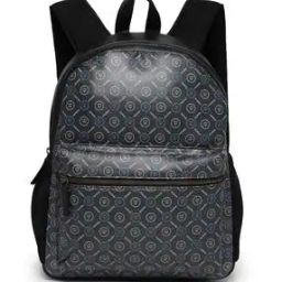 Men Printed Laptop Backpack with Zip Closure-15