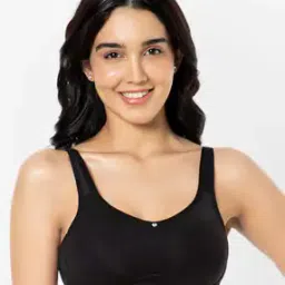 Non-Padded Non-Wired Full Coverage Cotton Smooth Support Bra  - BRA93301-image-45