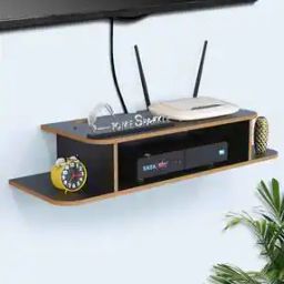 Wooden Set Top Box Holder-52