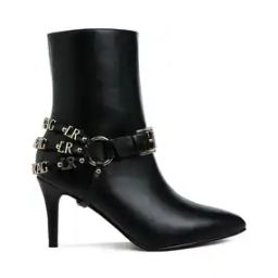 Women Stiletto Boots with Harness Detail -image-6