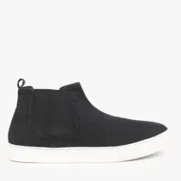 Croc-Embossed Mid-Top Slip-on Shoes-image-38